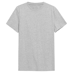 4F Tshirt M536 Color Cold Light Grey Melange Talla 3XL para Hombre