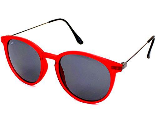MONTANA S33 Gafas, Multicolor (Rojo/Lentes ahumadas)