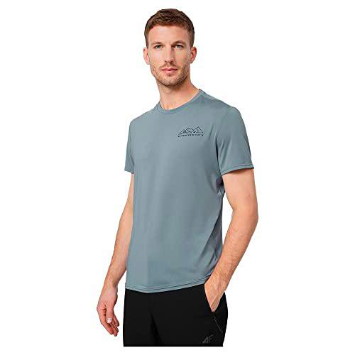 4F Tshirt FNK M209 Color Middle Grey Talla L para Hombre