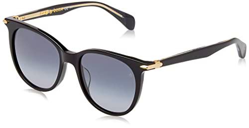 RAG &amp; BONE RNB1040/S Gafas, Black, 53 para Mujer