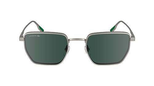 Lacoste Gafas de sol L260S para hombre, color plomizo claro mate