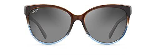 Maui Jim OLU Gafas, Translucent Dark Chocolate w/Blue