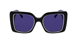 KARL LAGERFELD KL6126S Gafas, Black/White, 52/20/140 para Mujer