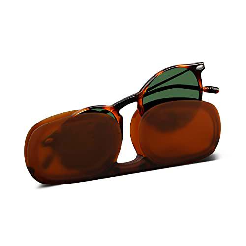 Nooz Gafas de sol para leer para Hombre y Mujer Color Tortoise +2,00 con Funda ultraplana