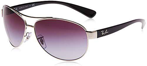 Ray Ban RB3386, Gafas de Sol Unisex, Multicolor (plata/negro