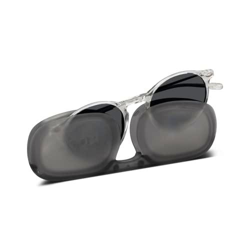 NOOZ Gafas de sol para leer para Hombre y Mujer Color Crystal +1,50 con Funda ultraplana