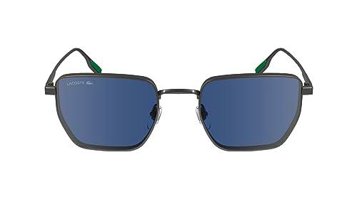 Lacoste Gafas de sol L260S para hombre, color plomizo oscuro mate