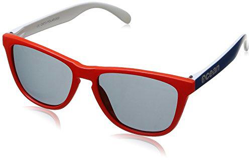 Ocean Sunglasses Sea - Gafas de Sol polarizadas - Montura : Rojo/Azul