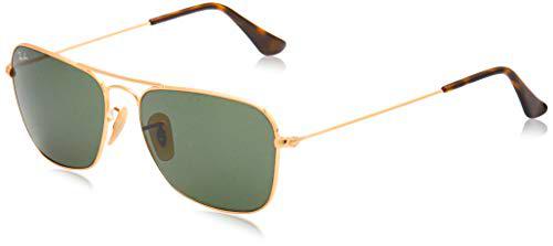 Ray-Ban RB3136 - Caravan, gafas de sol, unisex, color negro (gold), 58 15