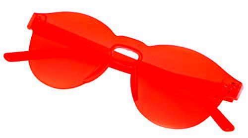 TOPICO Gafas de Sol Unisex Juvenil Fancy Style, Color Naranja