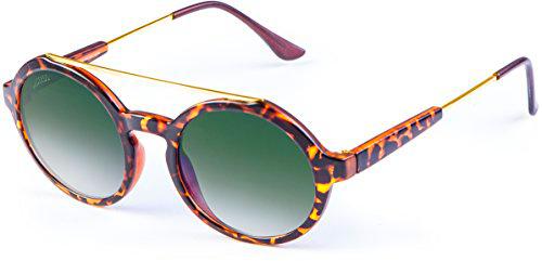 MSTRDS Retro Space gafas de sol, Multicolor (havanna/green 5164)