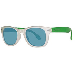 United Colors of Benetton BE987S04 Gafas de sol, Crystl/Green, 51 Unisex