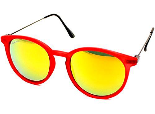 Montana MS33 gafas de sol, Multicolor (Red + Revo red)