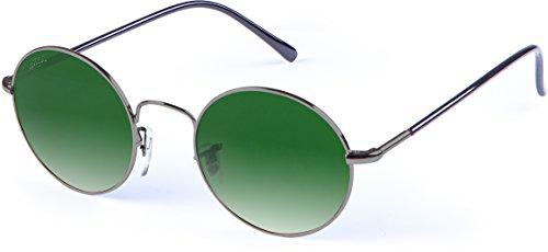 MSTRDS Flower gafas de sol, Gris (gun/green 5156), Talla única (Talla del fabricante: One size) Unisex Adulto