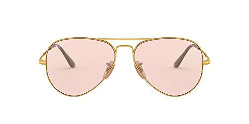 Ray-Ban Aviator Metal II Lentes oscuros, Dorado/Rosa Claro Fotocromático