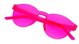 TOPICO Gafas de Sol Unisex Juvenil Fancy Style, Color Rosa