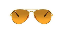 Ray-Ban 0RB3689 Gafas de Sol, Gold, 55 Unisex