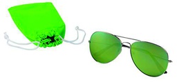 TOPICO Gafas de Sol Unisex Juvenil, Color Verde, 41 x 15 x 7 cm
