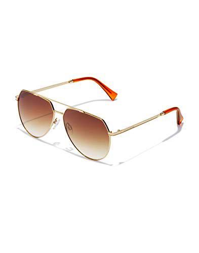 HAWKERS Shadow Gafas de sol, Dorado/Marrón, One Size Unisex Adulto