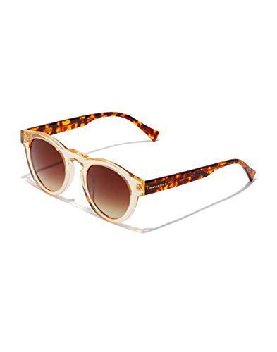 HAWKERS G-List Gafas de sol, Transparente/Marrón, One Size Unisex Adulto