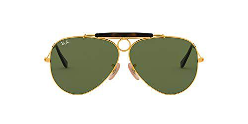 Ray-Ban Shooter 181 Gafas de sol, Gold, 62 para Hombre