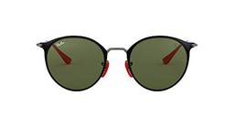 Ray-Ban 0RB3602M Gafas de sol, Gunmetal On Top Black, 51 Unisex
