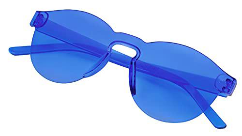TOPICO Gafas de Sol Unisex Juvenil Fancy Style, Color Azul