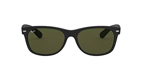 Ray-Ban New Wayfarer, Gafas de Sol Unisex adulto, Negro (Black 622), 55 mm