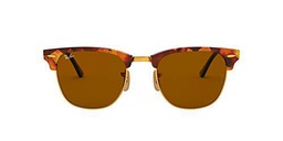 Ray-Ban Clubmaster - Gafas de sol para hombre, Multicolor (Marco: Havana,Tortoise Glas: Marrón 1160)
