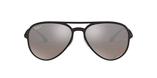 Ray-Ban 0RB4320CH Gafas de Sol, Matte Black, 57 Unisex
