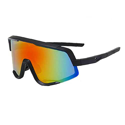 Gafas De Sol Deportivas Polarizadas, Conducción a Prueba De Viento Y Anti- polvo Mtb Gafas De Sol Híbridas Para Correr Gafas Deportivas Uv400 Gafas De Gafas Con Diseño Retro Y Vista Para Hombres