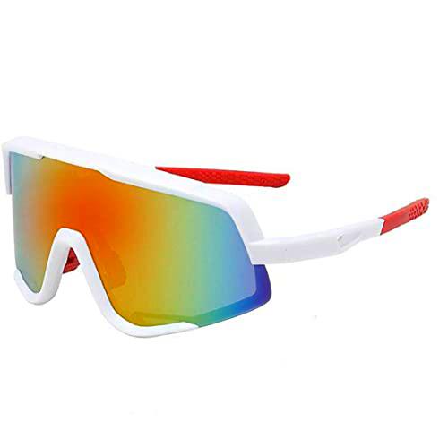 Gafas De Sol Deportivas Polarizadas, Conducción a Prueba De Viento Y Anti- polvo Mtb Gafas De Sol Híbridas Para Correr Gafas Deportivas Uv400 Gafas De Gafas Con Diseño Retro Y Vista Para Hombres