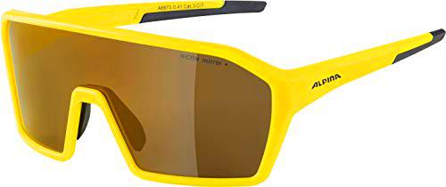 Alpina RAM HMG+ Gafas Deportivas, Pine-Green Matt, One Size Occhiali sportivi