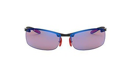 Ray-Ban 0RB8305M Gafas de Sol, Shiny Dark Carbon, 40 para Hombre