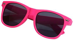 TOPICO Gafas de Sol Unisex Juvenil estilosas, Color Rosa