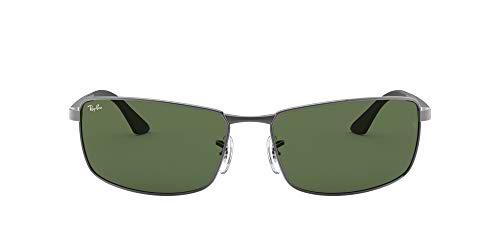 Ray-ban Mod. 3498 - Gafas de sol para hombre, color gris (gunmetal/green), talla 64