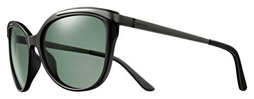 Solar Grace - Gafas de Sol para Mujer, Color Negro/Gun