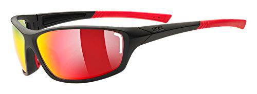 Uvex SGL 210 - Gafas Deportivas Multicolor Black Mat Red Talla:Talla única