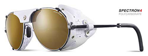 Julbo Cham Gafas de Sol Mixta, Color Plateado/Blanco