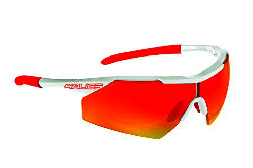 Salice 004RW - Gafas de Ciclismo, Color Blanco, Talla única