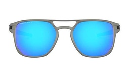 Oakley 0OO4128 Gafas de Sol, Matte Light Gunmetal, 53 para Hombre