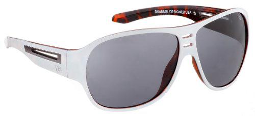 Dice Sonnenbrille - Gafas de Ciclismo, Color Blanco