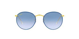 Ray-Ban 0RB3447JM Gafas, Light Blue ON Legend Gold
