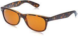 Ray-Ban New Wayfarer - Gafas de sol para hombre, Color Marrón (Light Havana)