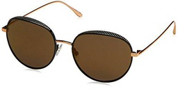 Jimmy Choo Ello/S, Gafas de Sol para Mujer, Multicolor (Bkgdcopp Blk), 56