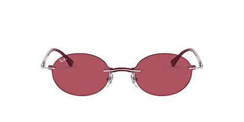 Ray-Ban RB8060-003/75 Gafas, Plata/Burdeos, 54 Unisex Adulto