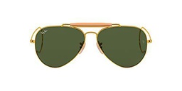 Ray-Ban Outdoorsman Oro-Verde Clásica G-15- Gafas de sol para hombre
