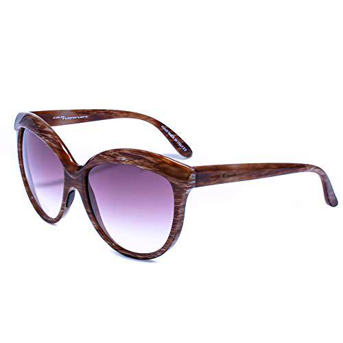 italia independent 0092-BH2-044 Gafas de sol, Deportivas, 58, Marrón