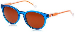 Tommy Hilfiger Y55, Gafas de Sol Unisex, Multicolor (Blue Cryal Orang), 48
