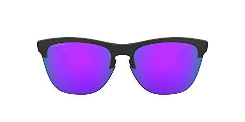Oakley Frogskins Lite Gafas, Negro Mate, 63 Unisex Adulto